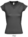 Dames  T-shirt Sols V-Neck Victory Dark Grey